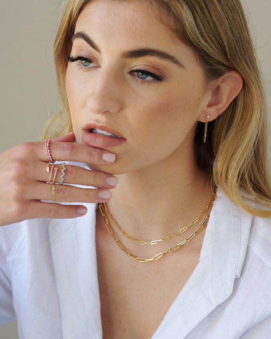 Paperclip Chain Necklace