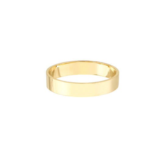 Flat Gold Cigar Band