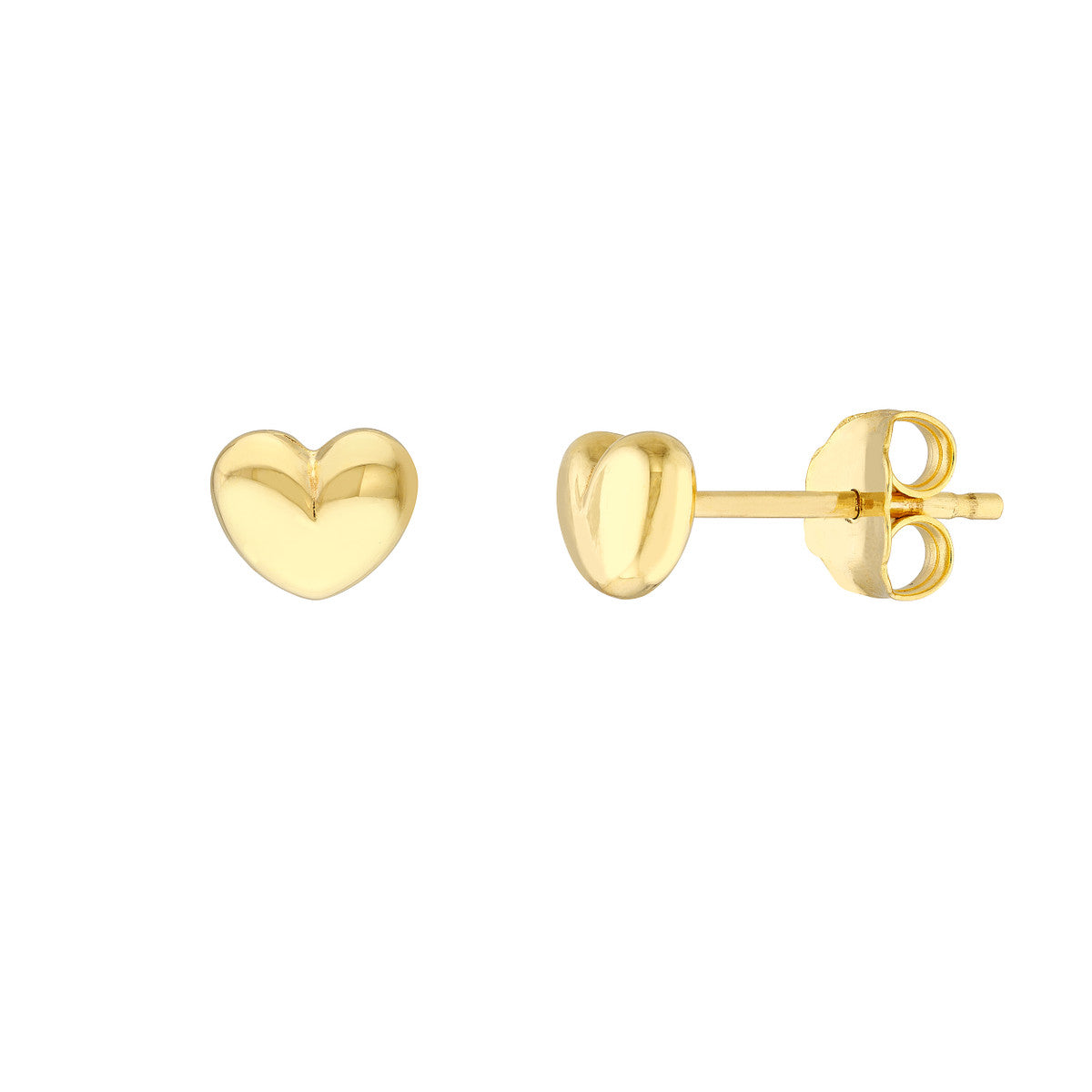 Puffy Heart Studs