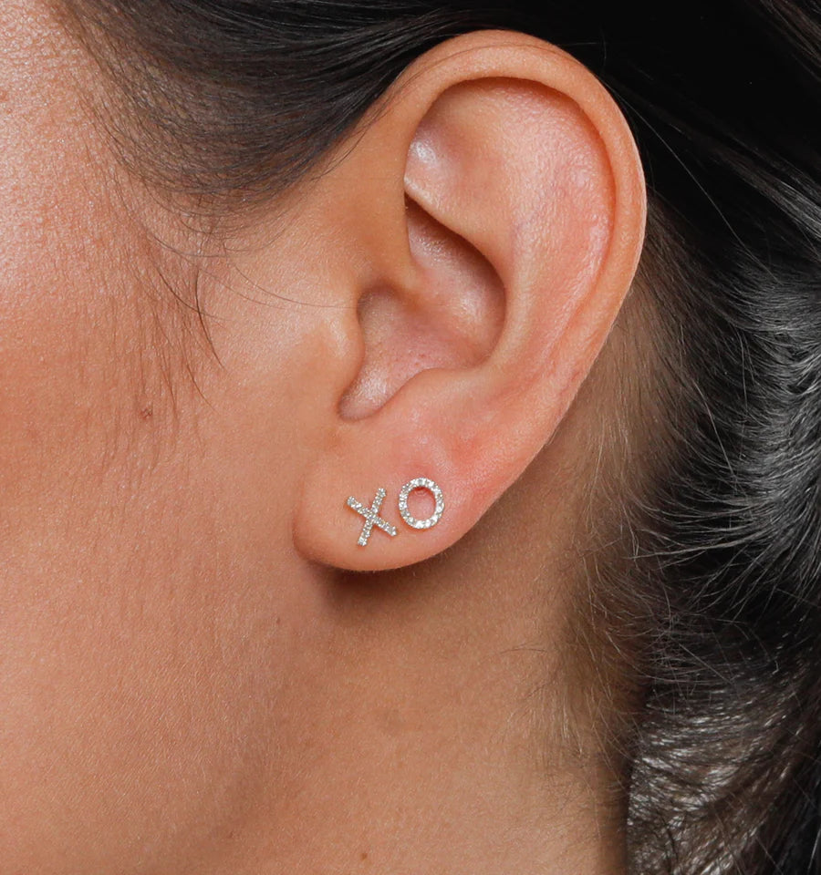 Diamond XO studs