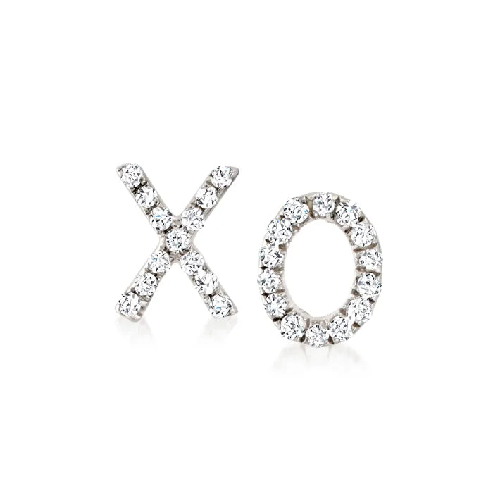 Diamond XO studs