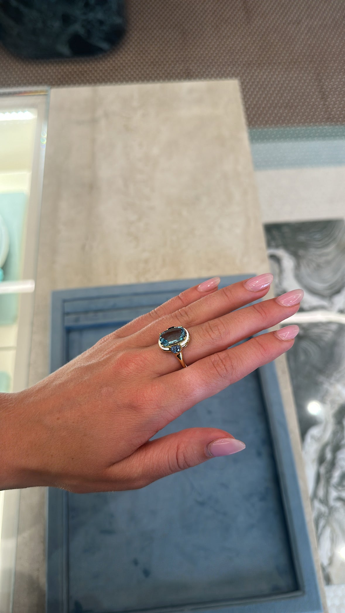 Selim Mouzannar - Aquamarine Gemma Ring