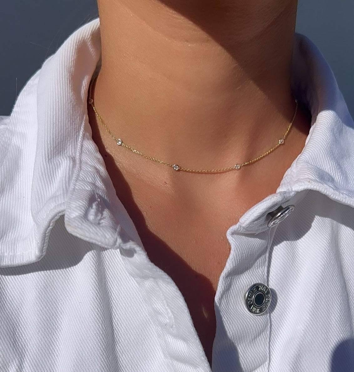 Two-Way Diamonds by the Inch Necklace