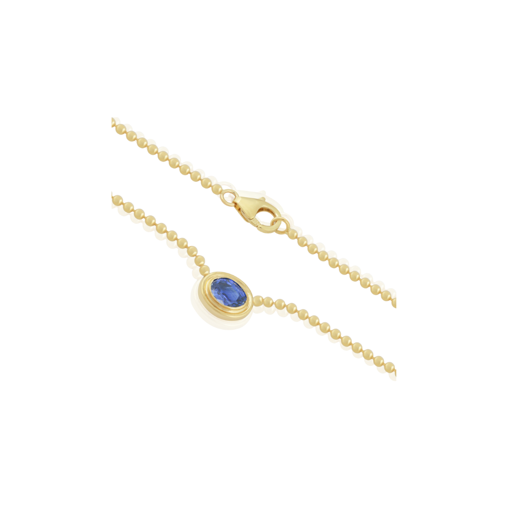 Kyanite Bezel Necklace