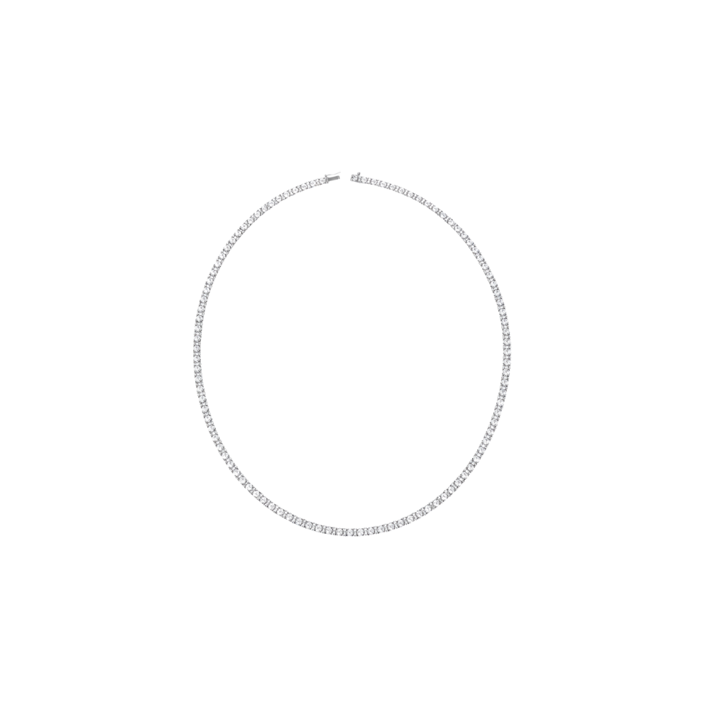 Prong Diamond Tennis Necklace – Henri Noël