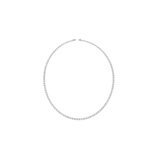 Prong Diamond Tennis Necklace