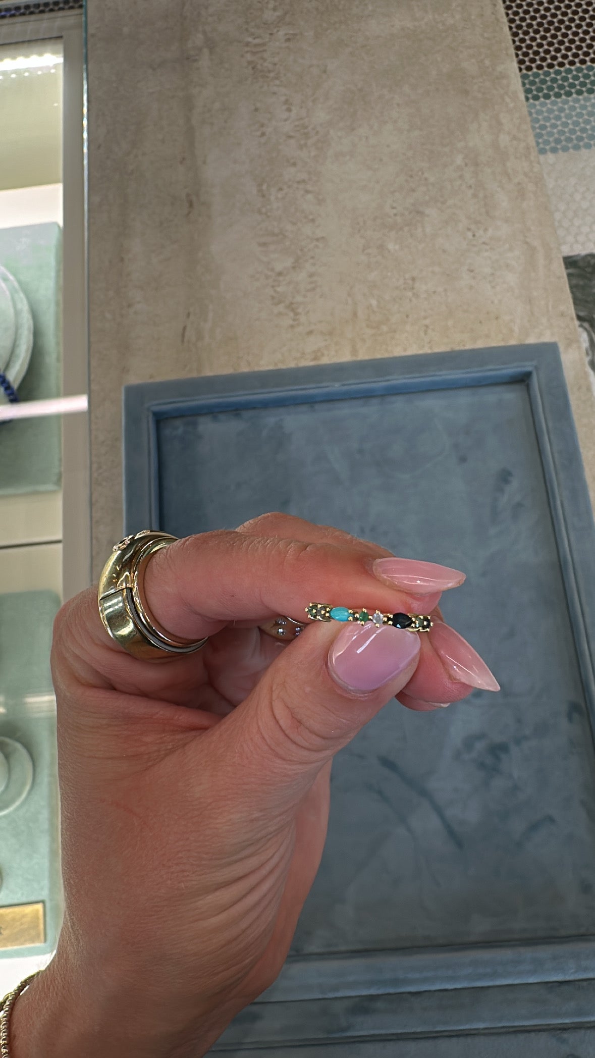 Sophie d'Agon- Gaia Ring 3 Turquoise