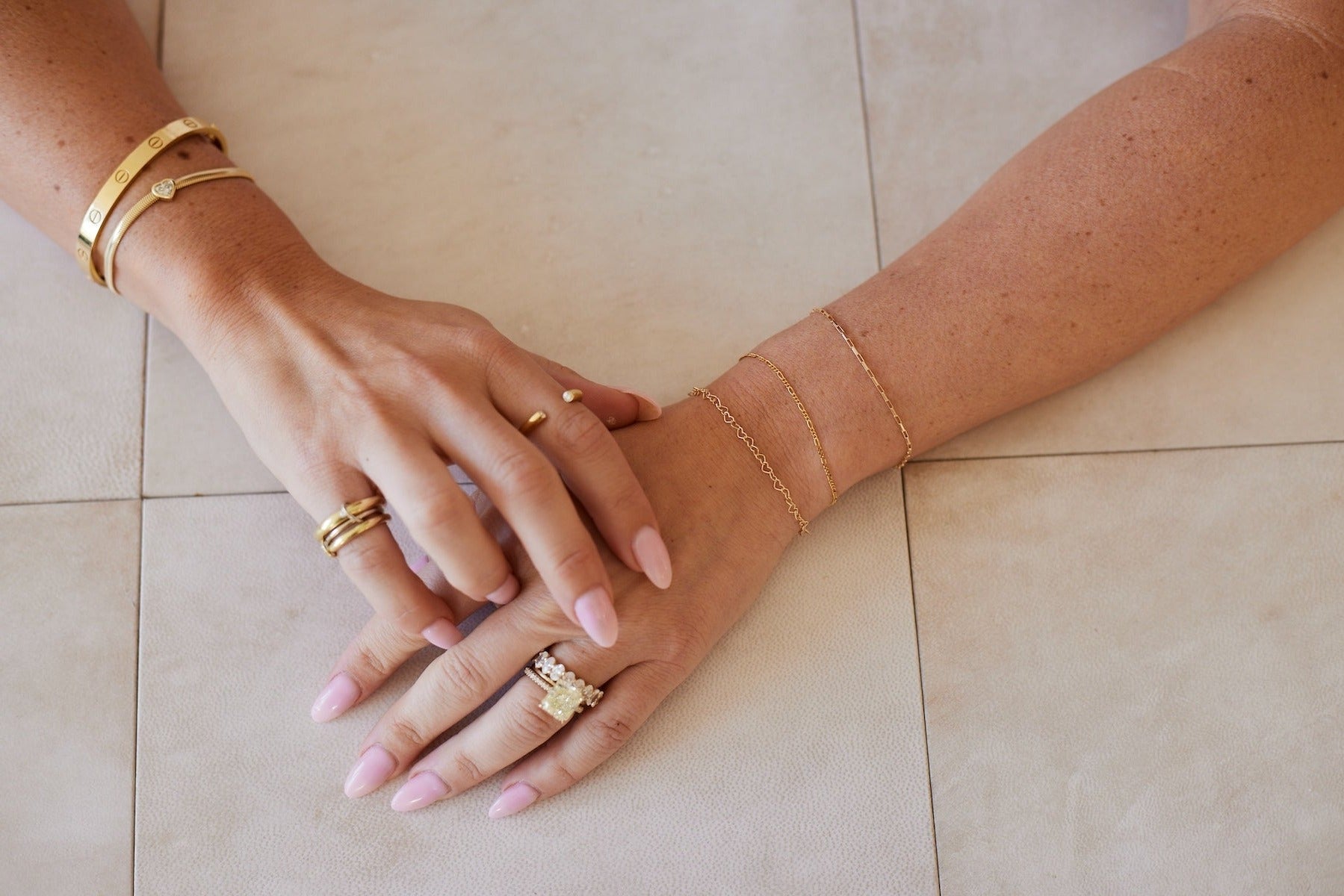 14K Chain Stacking Bracelet – Henri Noël