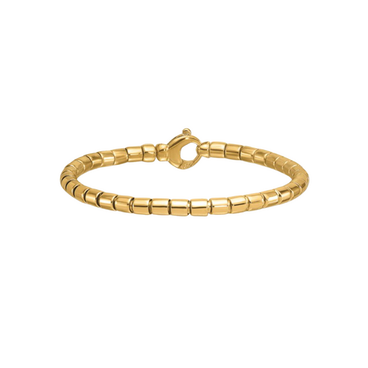 14K Fancy Link Bracelet – Henri Noël