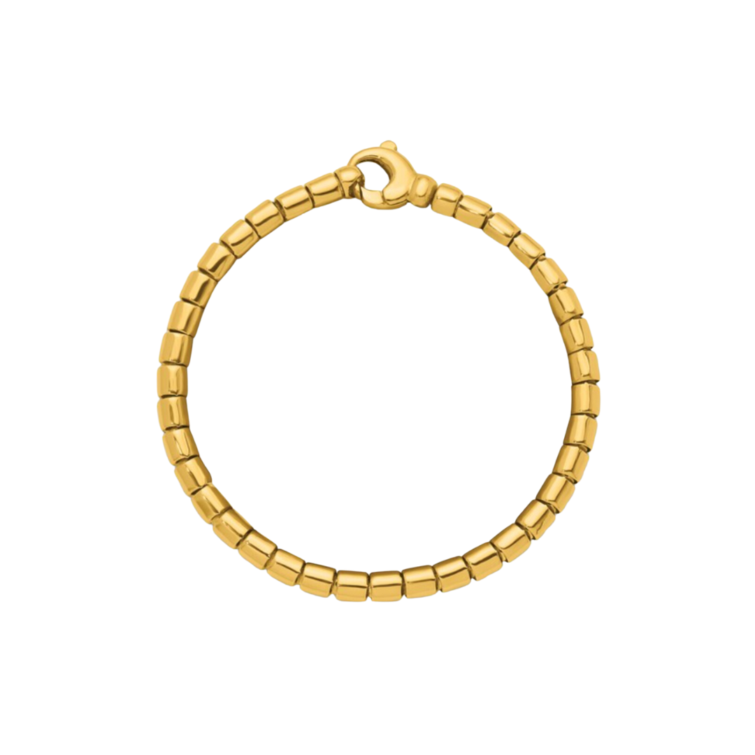 14K Fancy Link Bracelet – Henri Noël