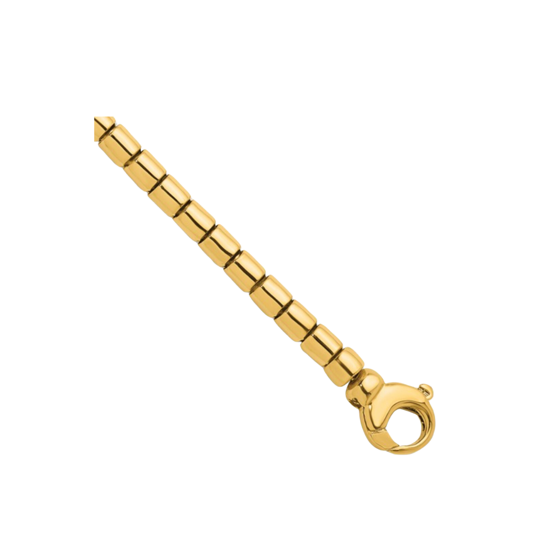 14K Fancy Link Bracelet – Henri Noël