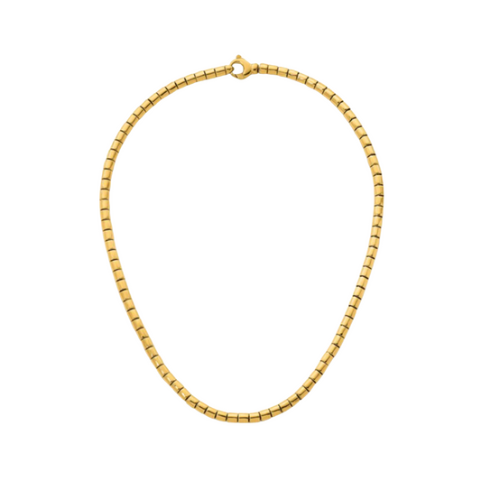 14K Fancy Link Necklace – Henri Noël
