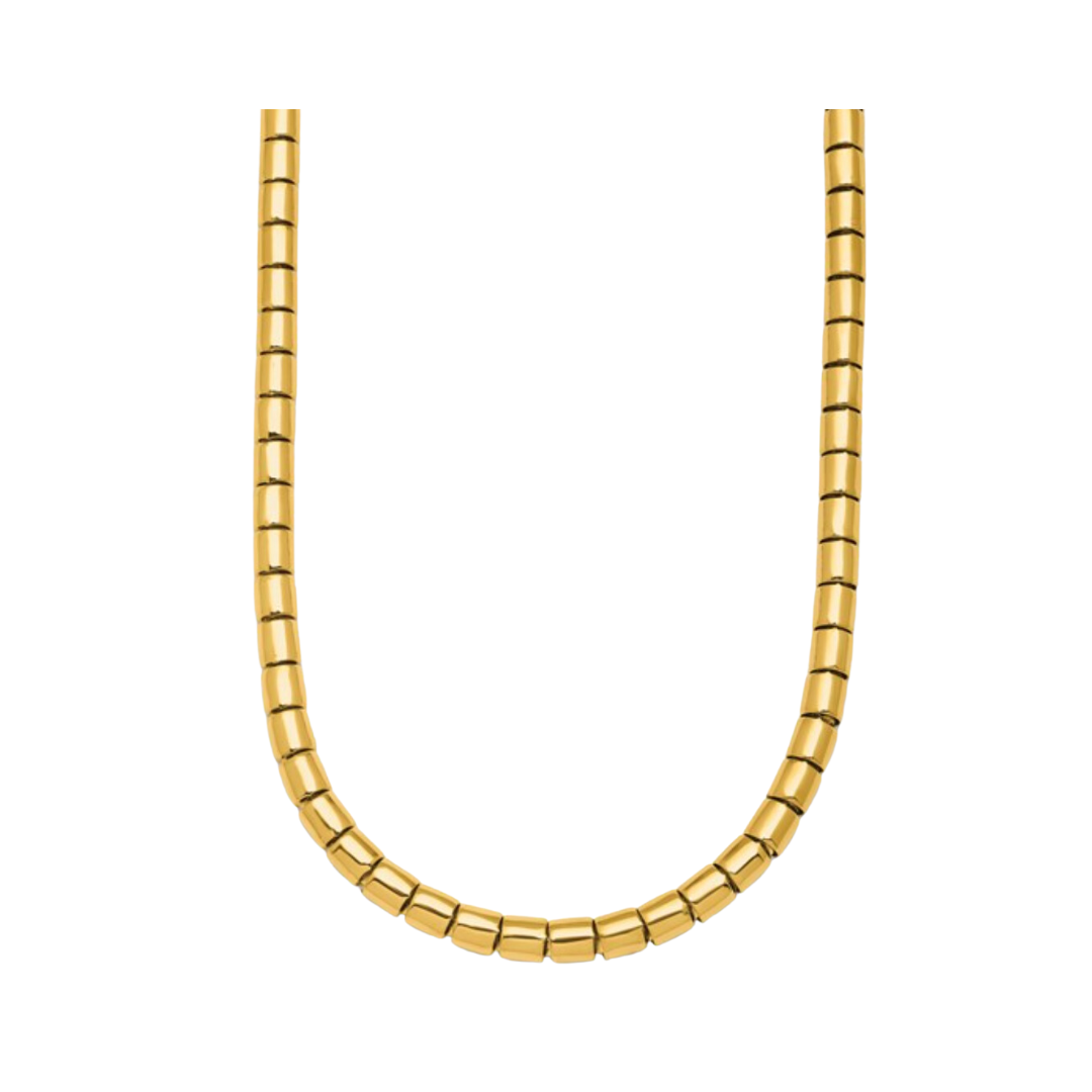 14K Fancy Link Necklace – Henri Noël