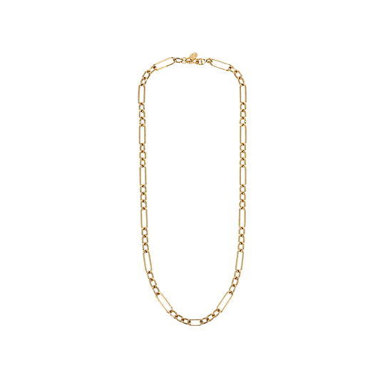 14K Mixed Paperclip Chain – Henri Noël