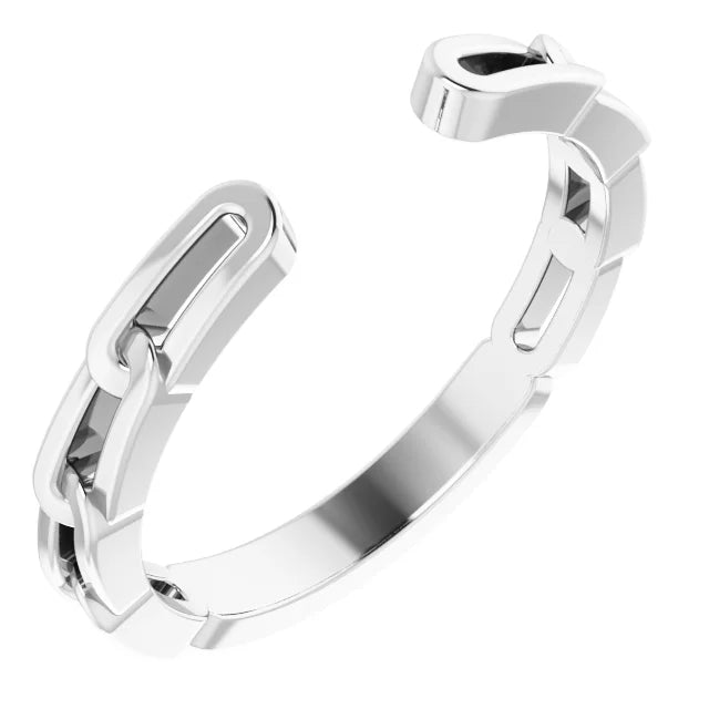 14K Open Chain Cuff Ring – Henri Noël