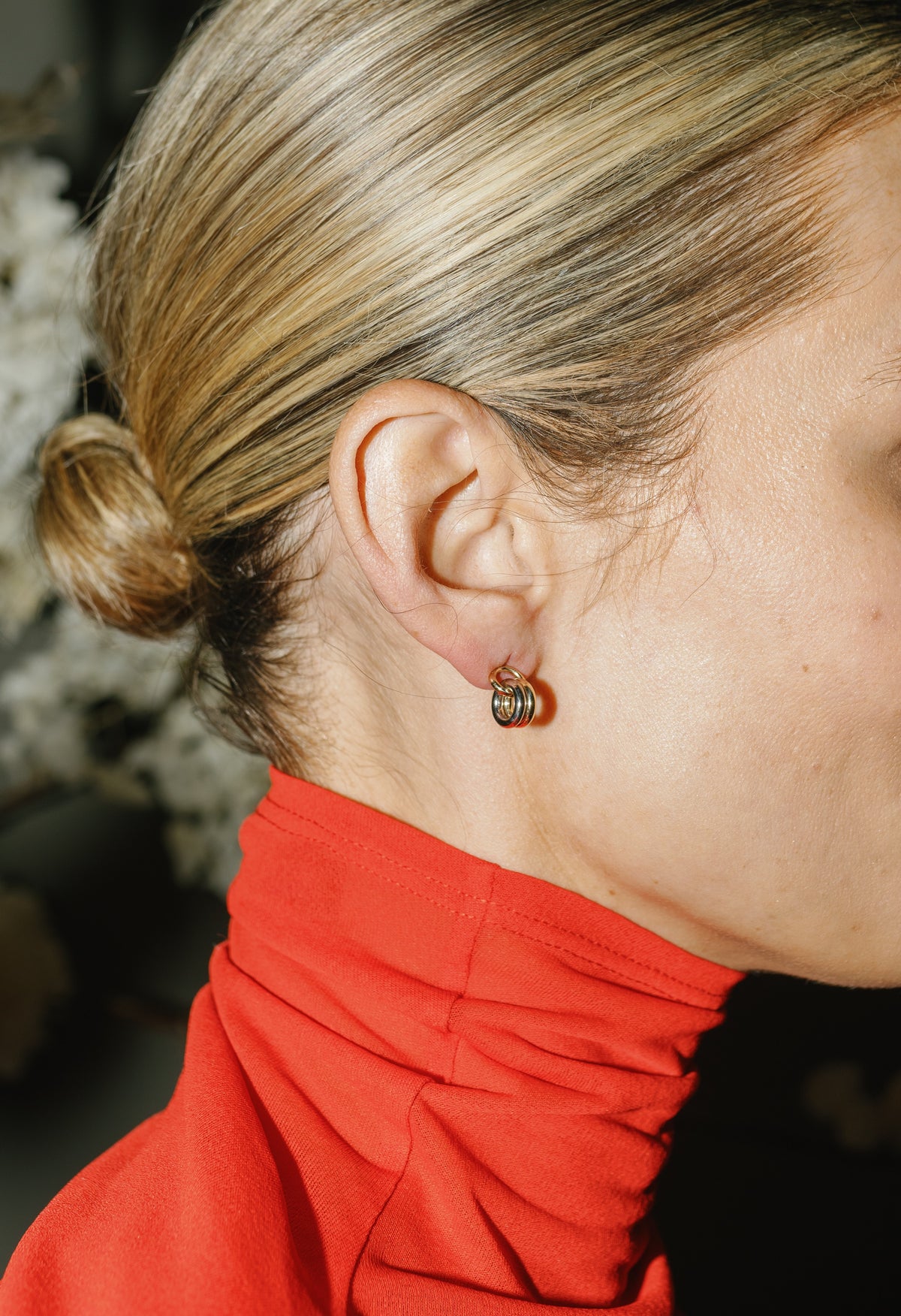 14K Two Tone Link Studs – Henri Noël
