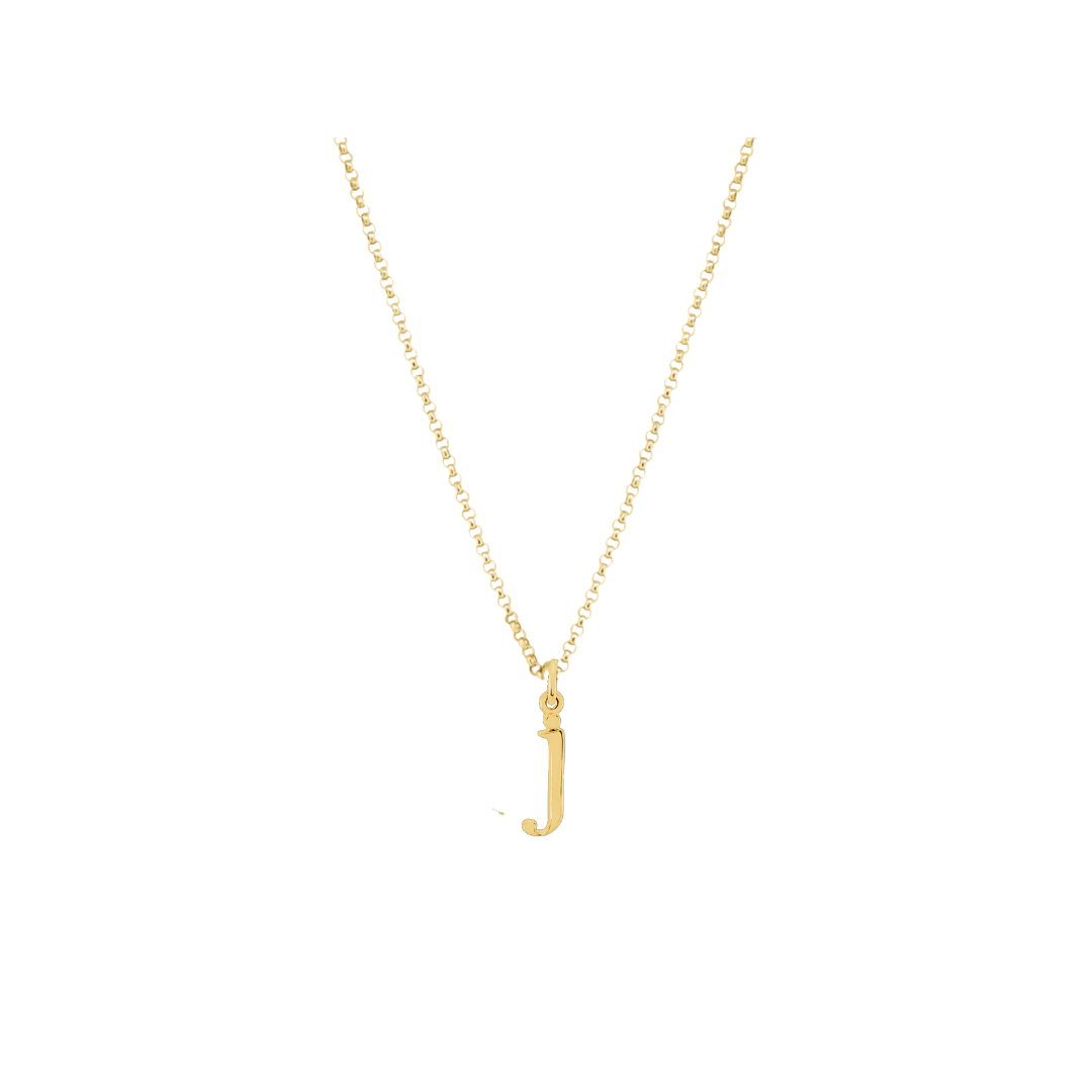 14k Initial Necklace – Henri Noël