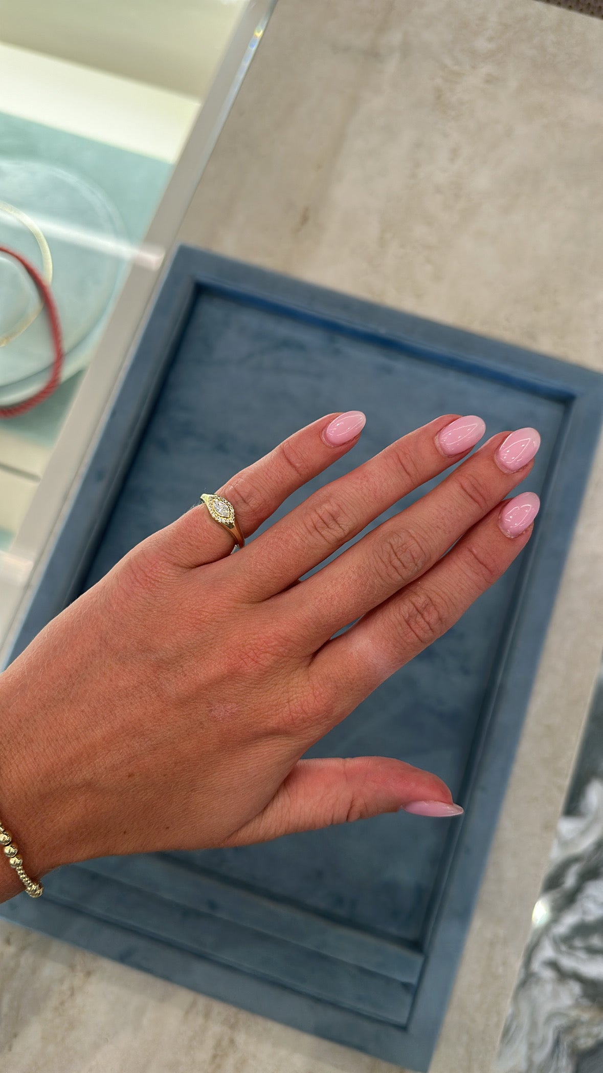 Diamond Halo Bezel Signet Pinky Rings – Henri Noël