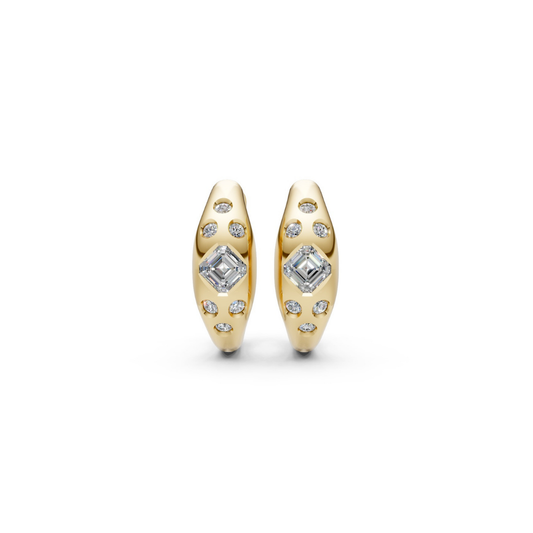 Diamond Sky Mini Hoops