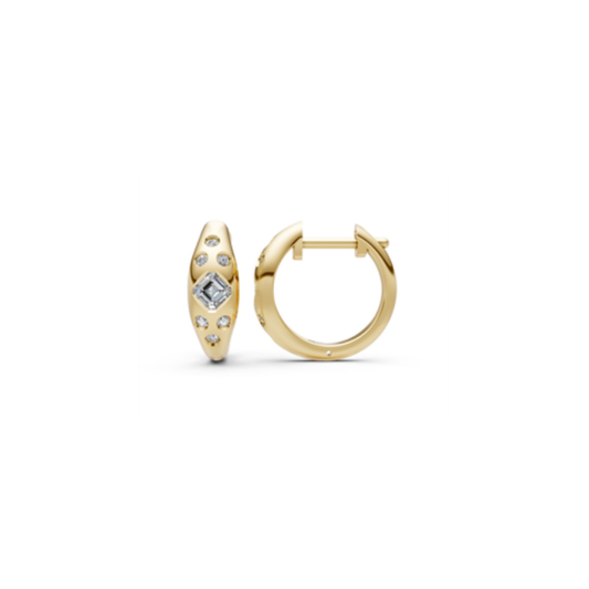 Diamond Sky Mini Hoops