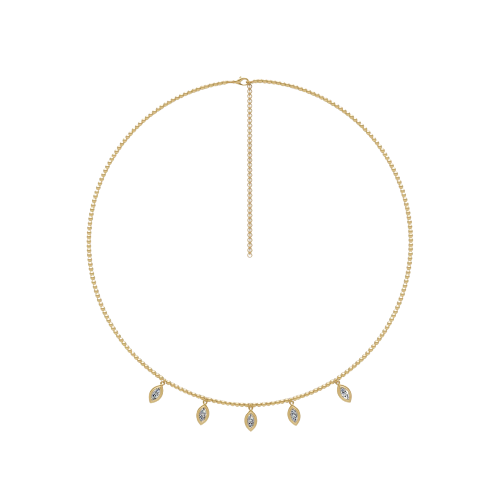 Bezel Marquise Diamond Choker – Henri Noël