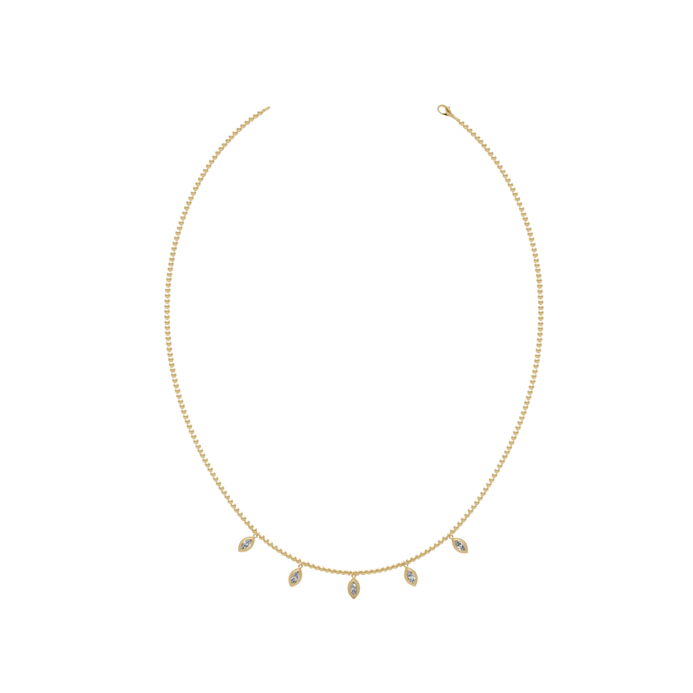Bezel Marquise Diamond Choker – Henri Noël