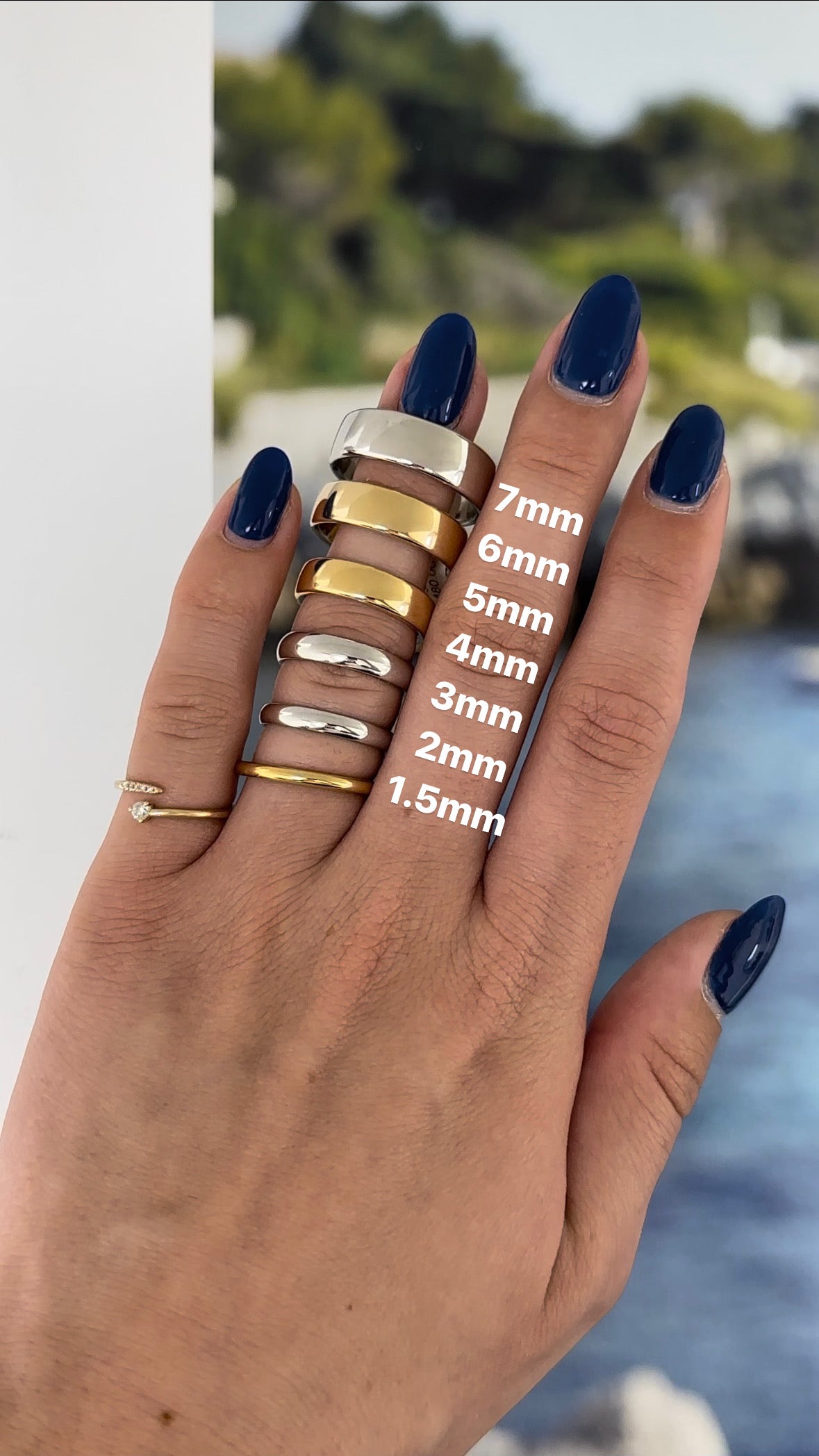 18K Classic Yellow Gold Band – Henri Noël