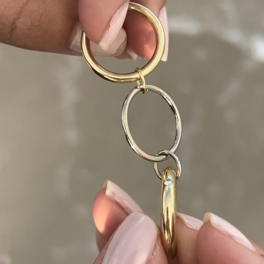 18K Gold Large Trinity Ring – Henri Noël