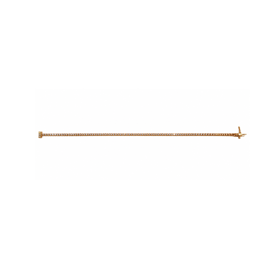 18k Gold Diamond Tennis Bracelet