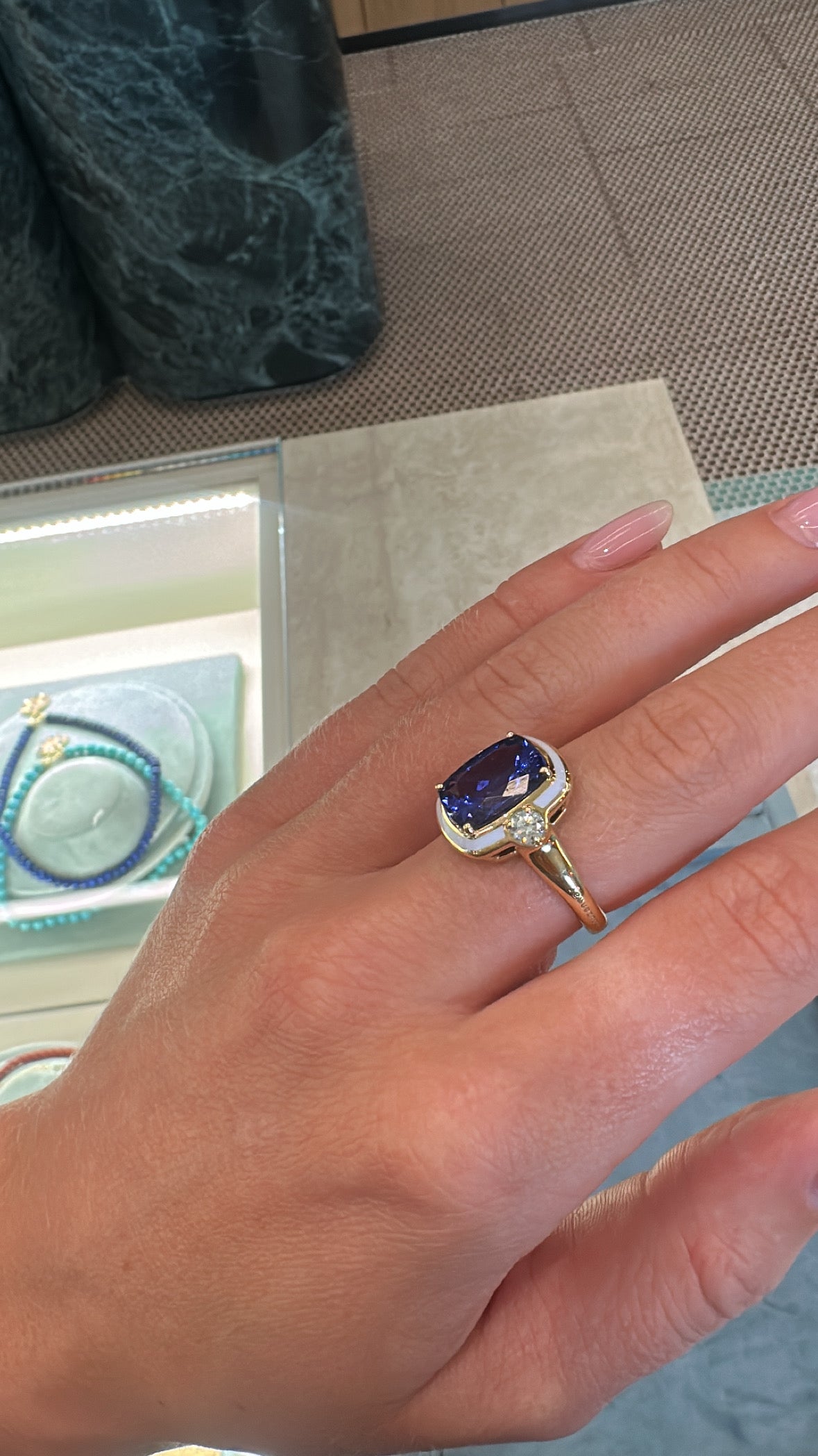 Selim Mouzannar - Tanzanite Gemma Ring