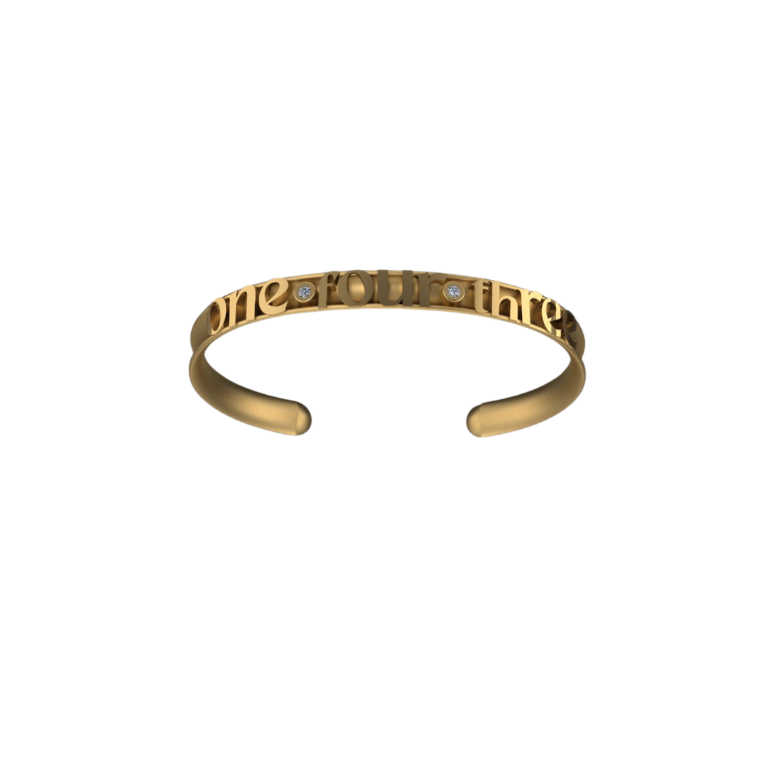 SUGARHILL TRI-CRESENDO BANGLE  シュガーヒル One Four Three Bangle – Henri Noël