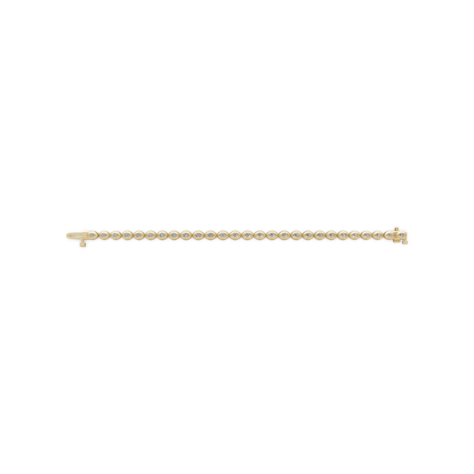 Marquise Bubble Diamond Tennis Bracelet
