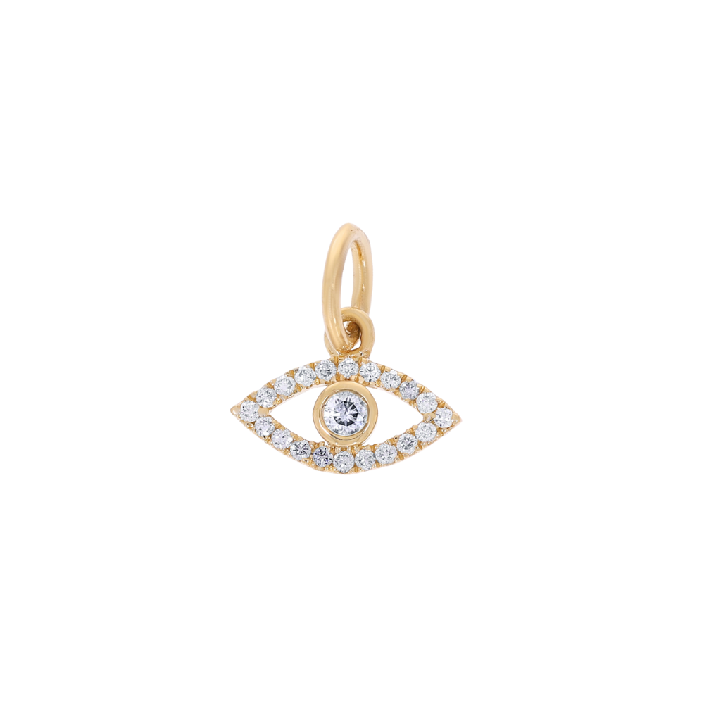 Diamond Evil Eye Charm