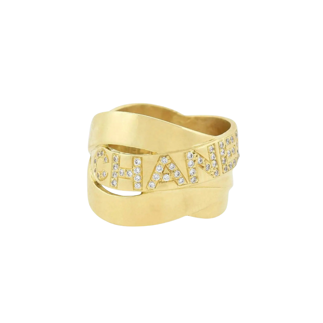 Chanel 18 Karat Gold Diamond 