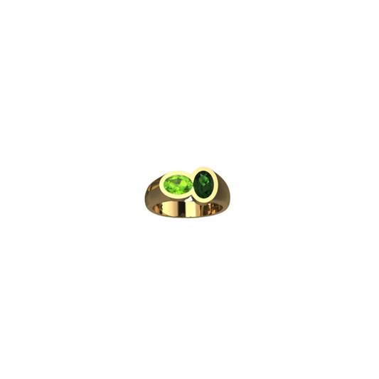 Matcha Milkshake Gemstone Ring