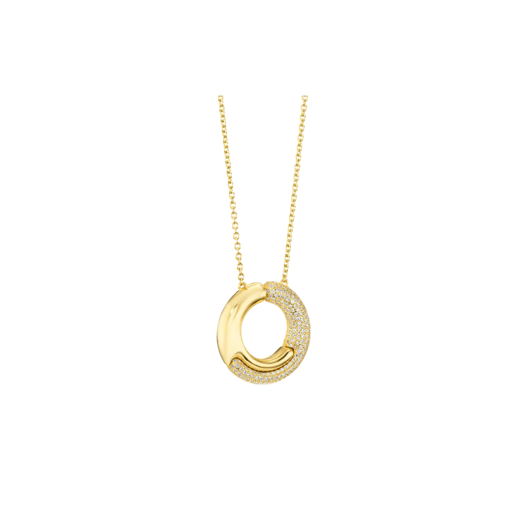 Pamela Zamore - Holos Circle Diamond Necklace