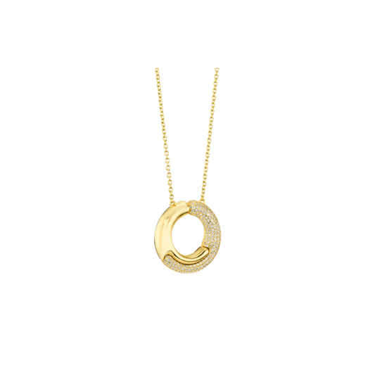 Pamela Zamore - Holos Circle Diamond Necklace