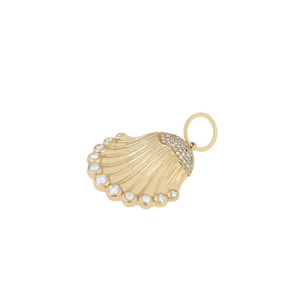 Diamond Shell Pendant