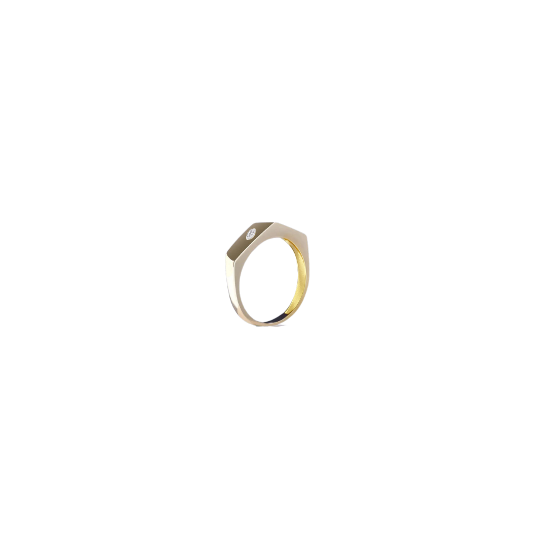 The Gemma Ring - Tapered Baguette