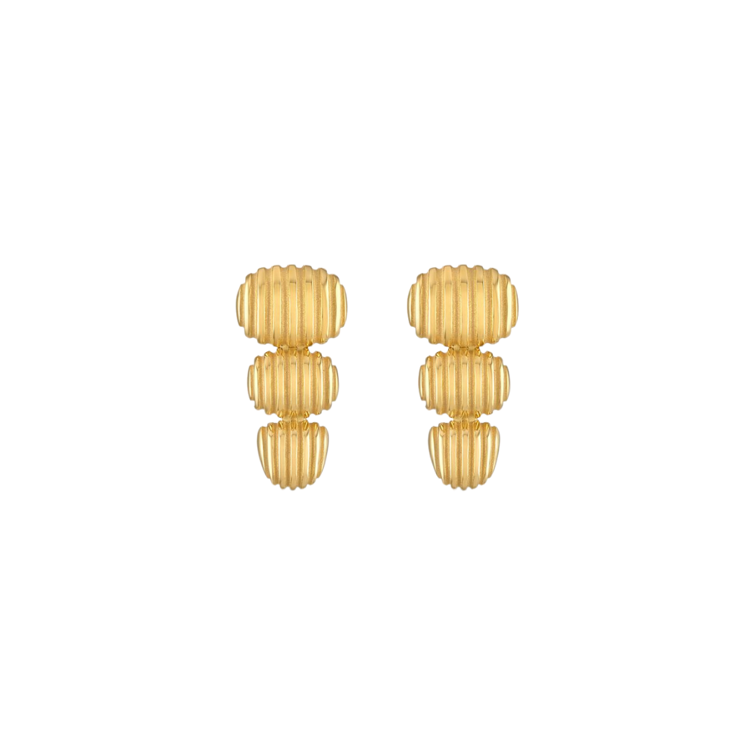 Pamela Zamore - Isla Oval Taper Earrings