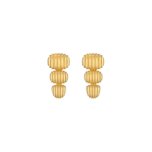 Pamela Zamore - Isla Oval Taper Earrings