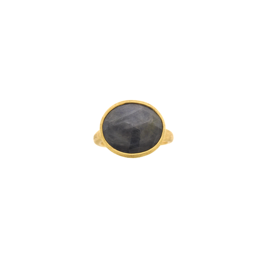 Estate Marco Bicego East West Blue Sapphire Ring