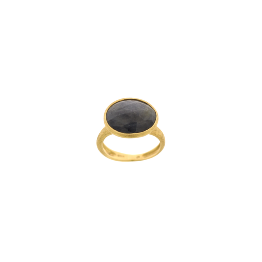 Estate Marco Bicego East West Blue Sapphire Ring