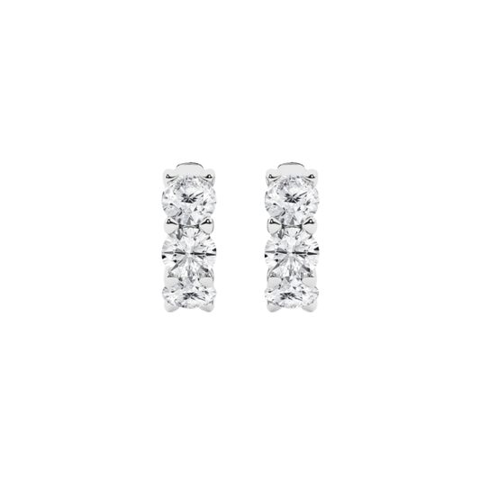 3 Diamond Mini Huggies – Henri Noël