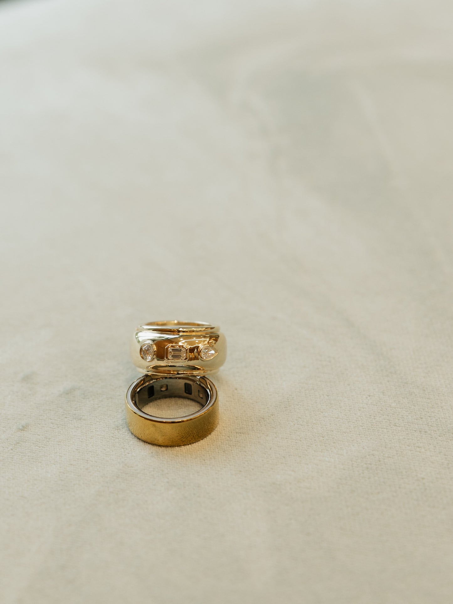Diamond Bubble Oura Ring Cover – Henri Noël