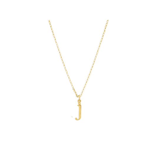 14k Initial Necklace