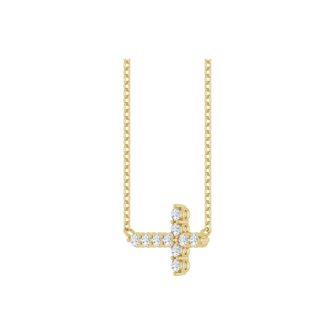 Diamond Cross Necklace