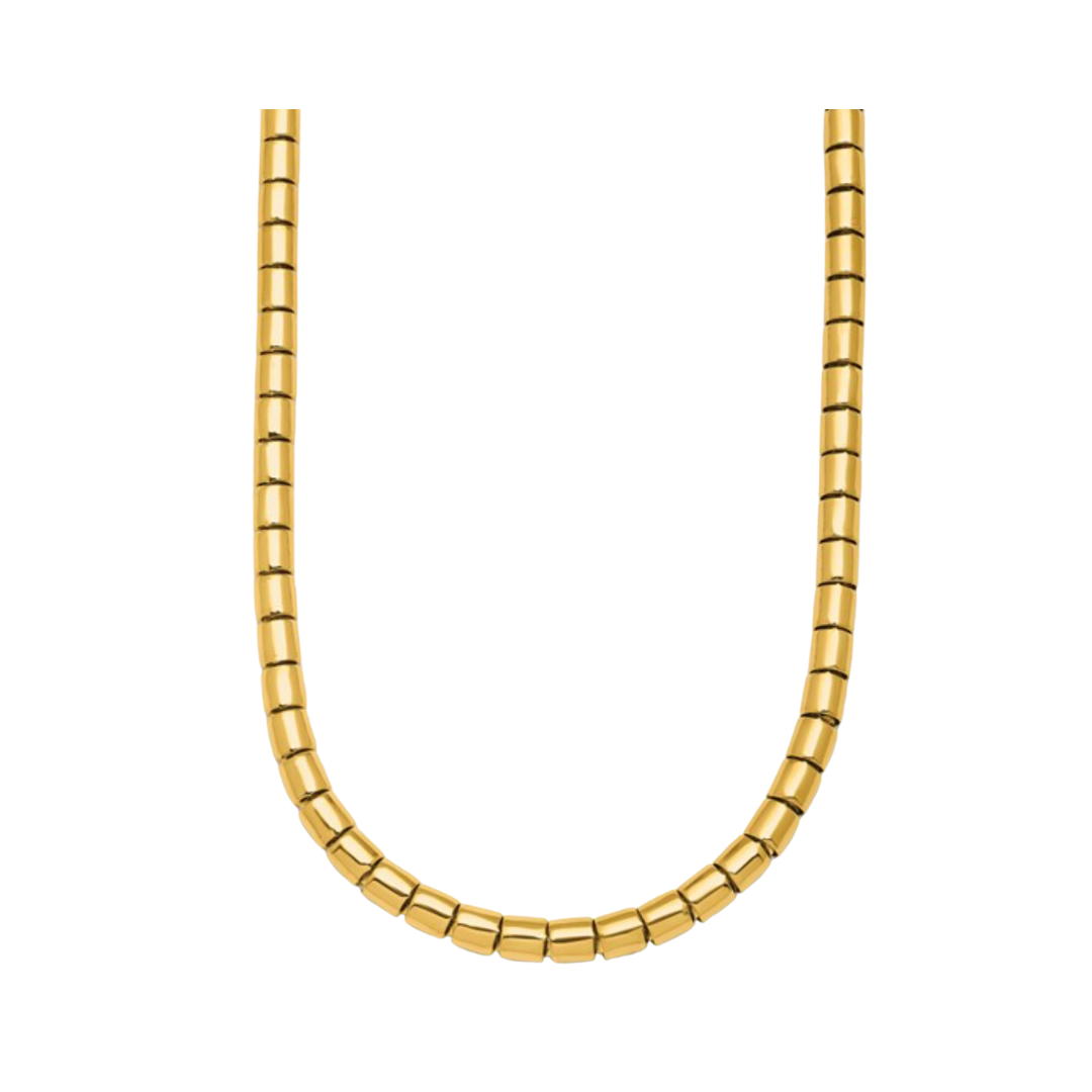 14K Fancy Link Necklace