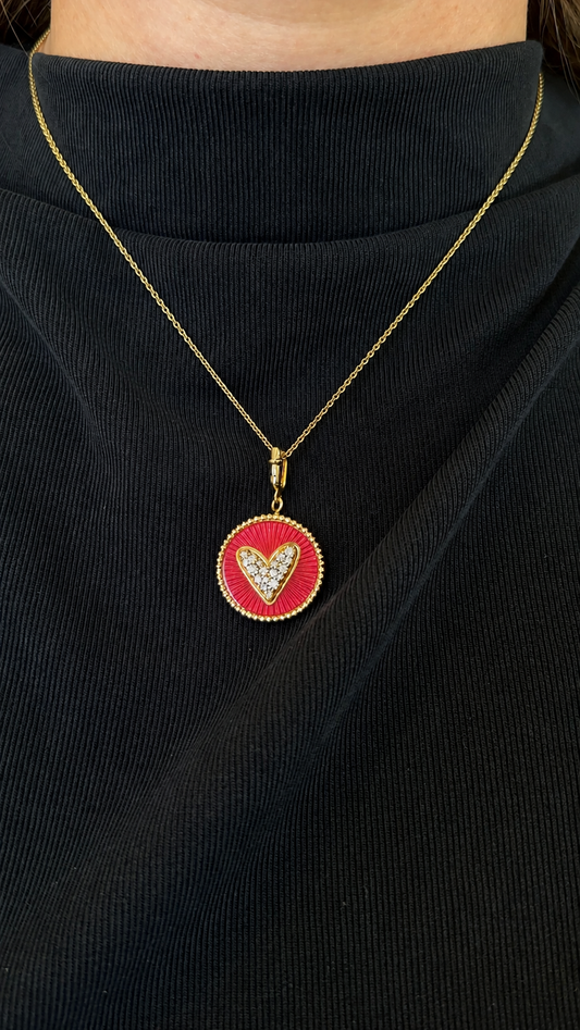 Selim Mouzannar - Double Face Heart & Star Charm – Henri Noël
