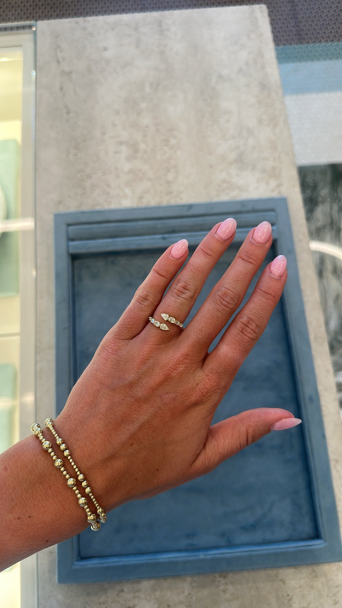 Multi Shape Diamond Bypass Ring – Henri Noël